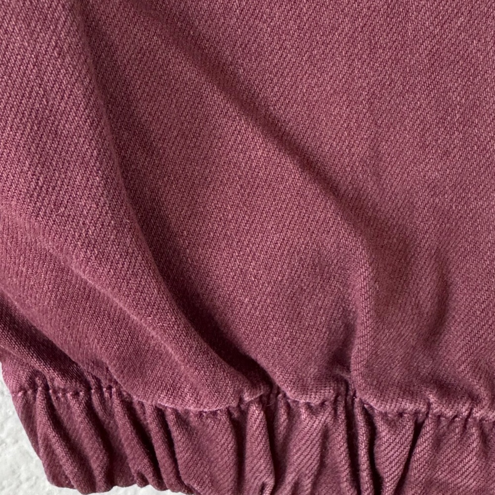 American Eagle Outfitters Red Cargo Jogger Pants Slim Fit Size 0 Petite - Picture 12 of 14